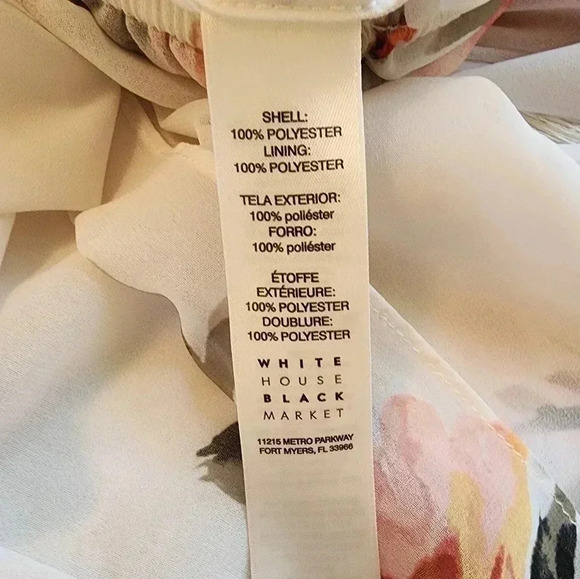 White House Black Market Off-the-Shoulder Floral Maxi Dress size S - Picture 11 of 16